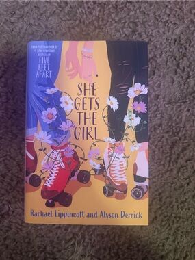 She Gets the Girl — Yellow Cover with Red & White Roller Skates